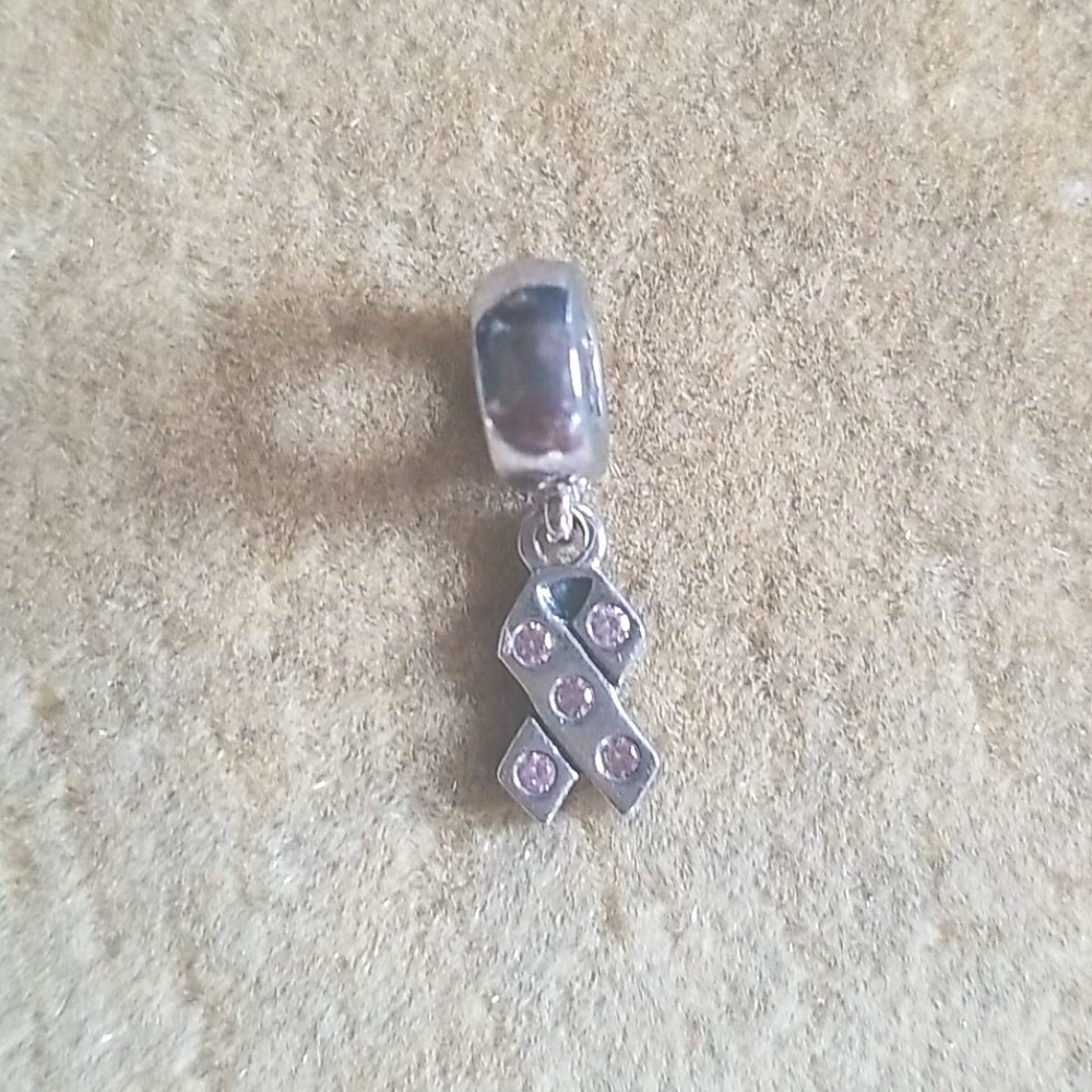 Pandora Breast Cancer Awareness sterling silver charm